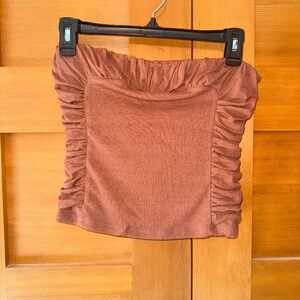 NWT - Anthropologie Strapless top size Large